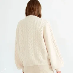Cable Cardigan Ull Dam Troja