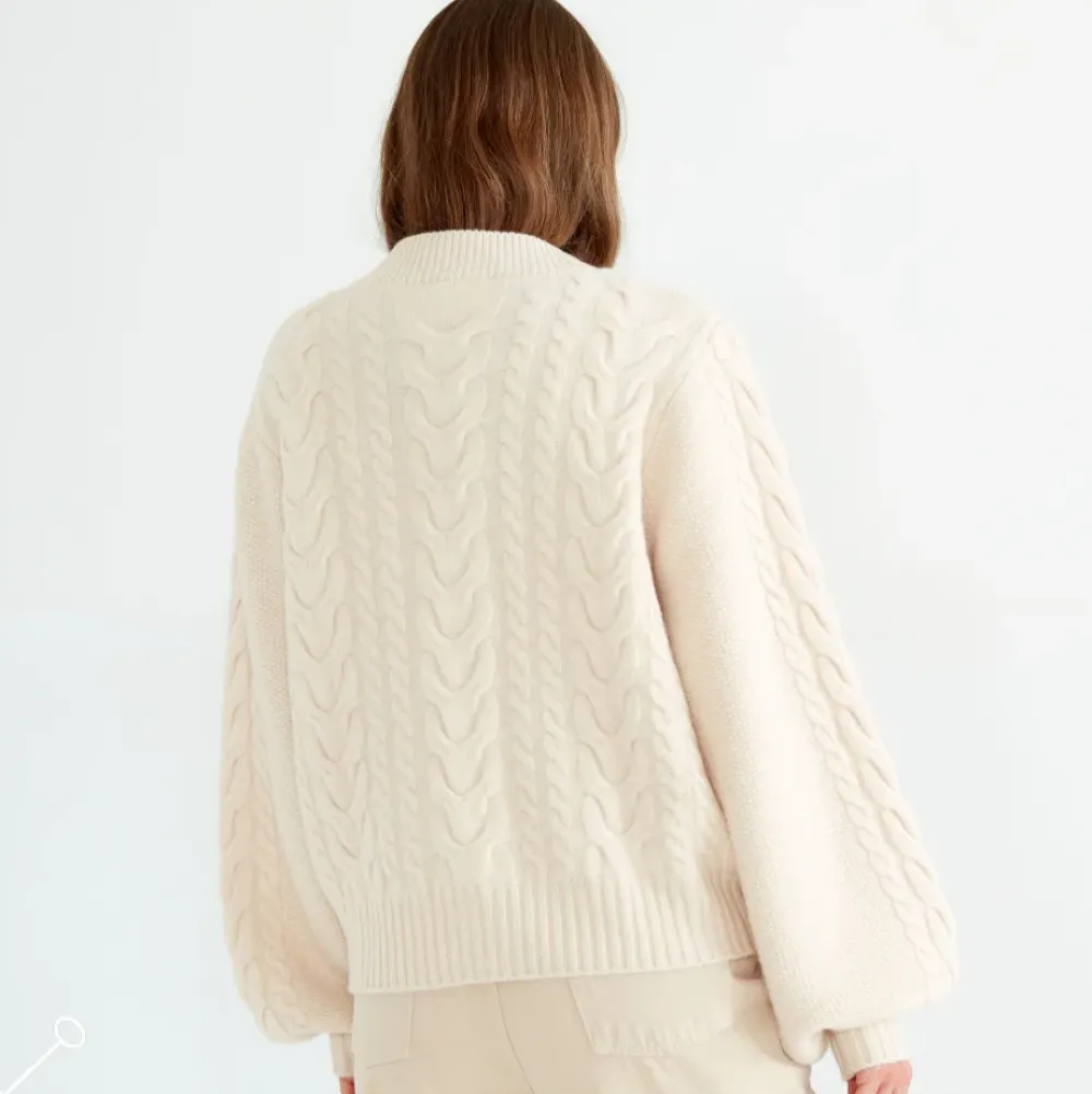 Outlet Cable Cardigan Ull Dam Loungewear