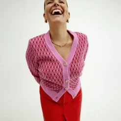 Online Cardigan Merinoull Dam Loungewear