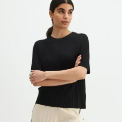 Outlet Finstickad T-Shirt Dam T-Shirt