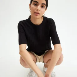 Sale Finstickad T-Shirt Dam Loungewear