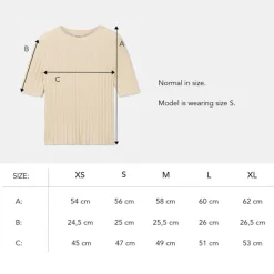 Sale Finstickad T-Shirt Dam Loungewear
