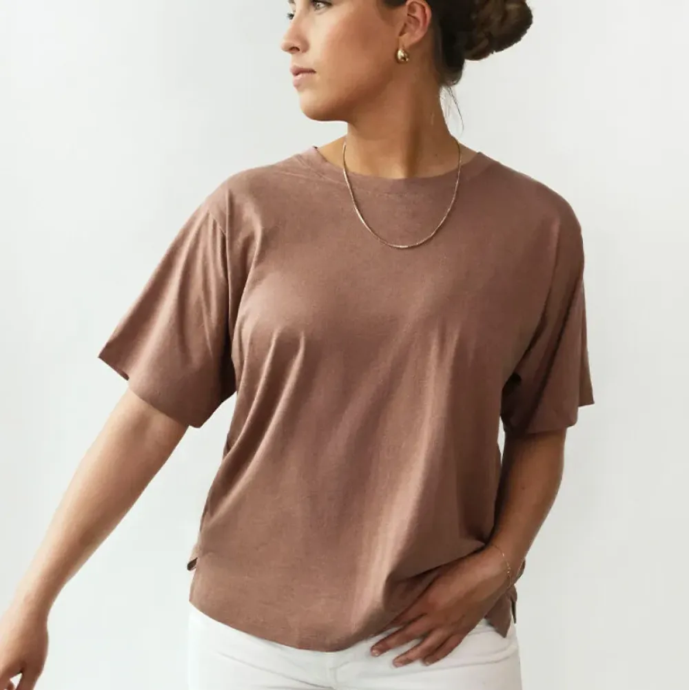 New Oversized T-Shirt Ekologisk Bomull Och Hemp Dam Loungewear