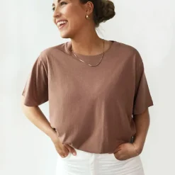 Online Oversized T-Shirt Ekologisk Bomull Och Hemp Dam T-Shirt