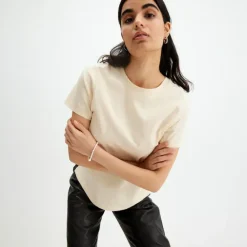 T-Shirt Ekologisk Bomull Och Hemp Regular Fit Dam Loungewear