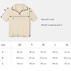Discount T-Shirt Med Pikekrage Dam T-Shirt