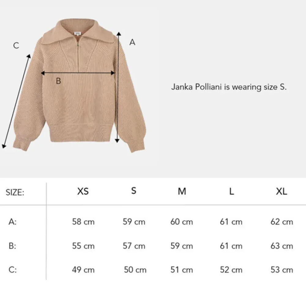 New Turtleneck Zip Dam Troja