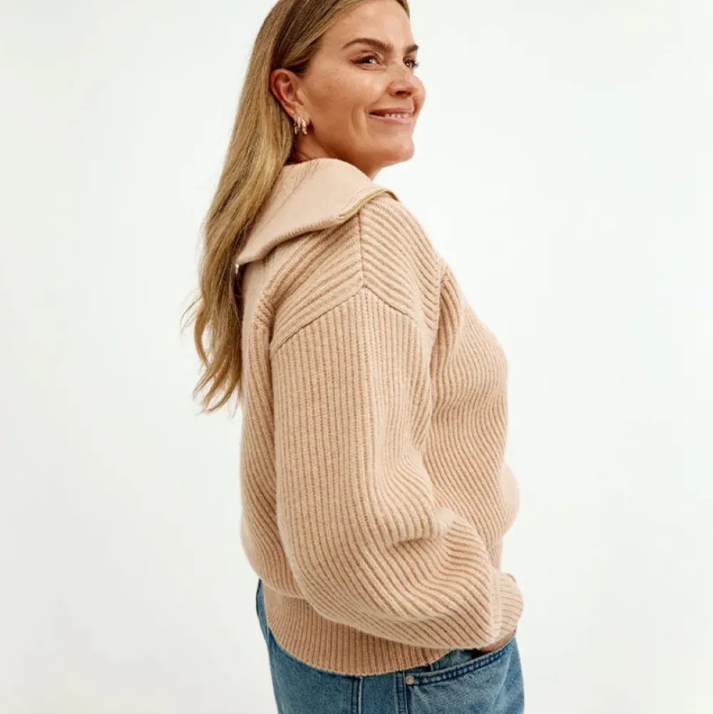 New Turtleneck Zip Dam Troja