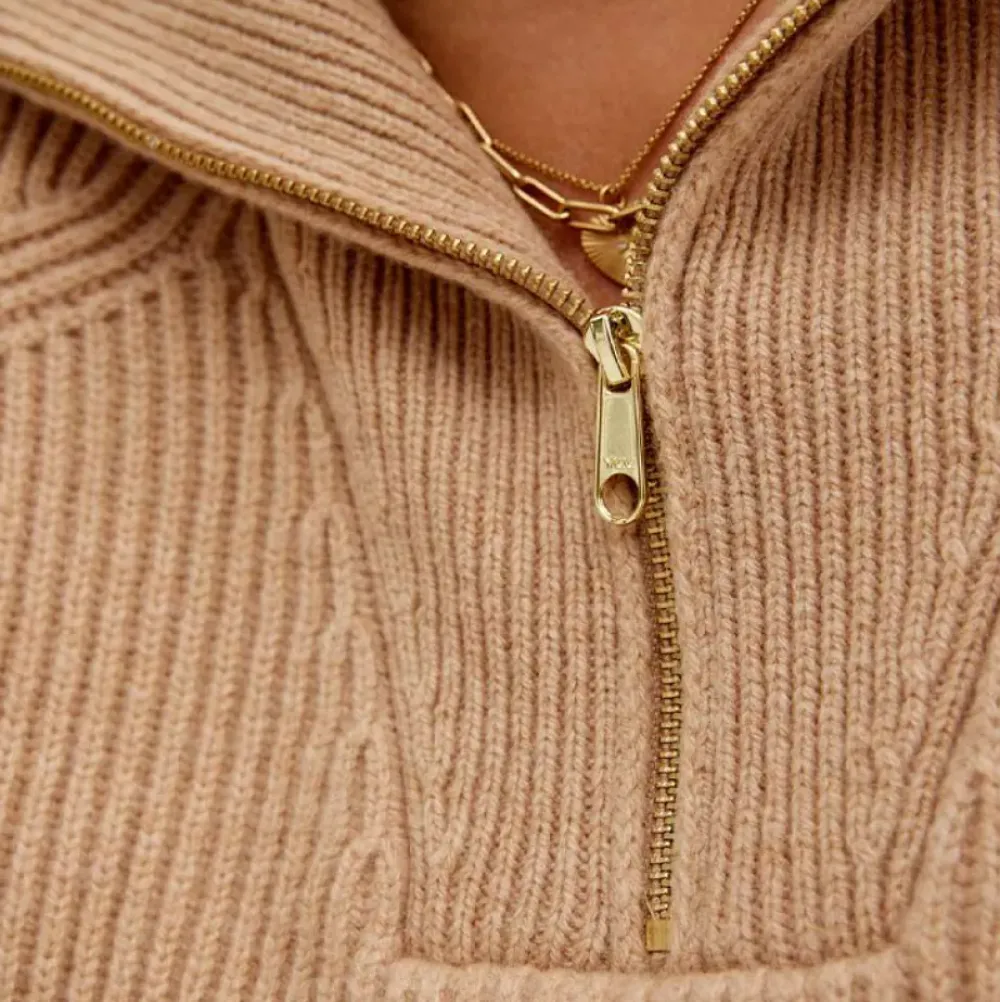 New Turtleneck Zip Dam Troja