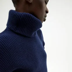Hot Ulltroja Med Avtagbar Polokrage Dam Loungewear