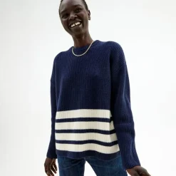 Hot Ulltroja Med Avtagbar Polokrage Dam Loungewear