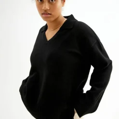 Clearance Ulltroja Med Krage Dam Loungewear