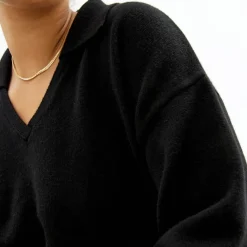 Clearance Ulltroja Med Krage Dam Loungewear