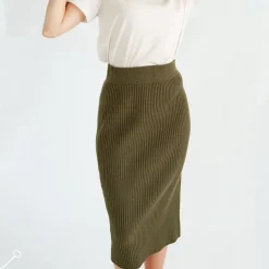 Hot Vadlang Kjol Ull Dam Loungewear